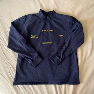 Kanye Jesus Is King Turtleneck Long Sleeve T Shirt